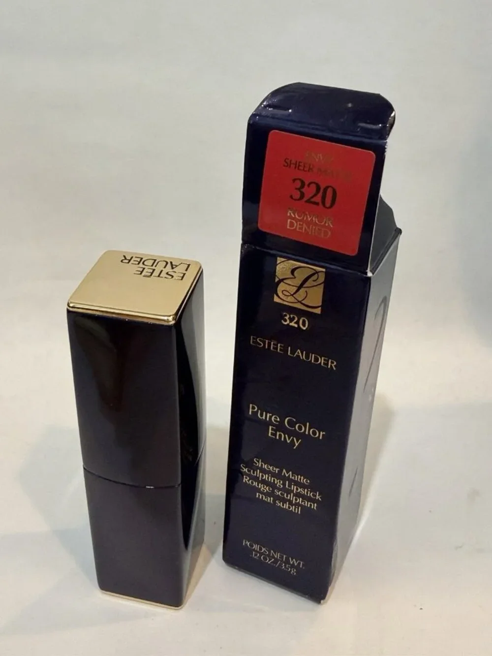 Estee Lauder Pure Color Envy Lipstick Sheer Matte 320 Rumor Denied